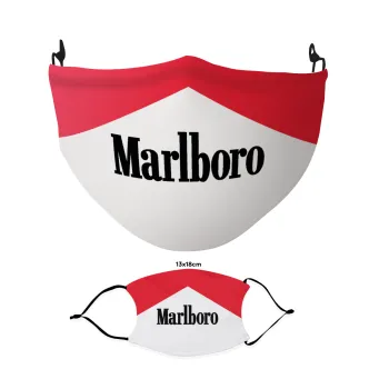 Marlboro, Μάσκα υφασμάτινη Ενηλίκων πολλαπλών στρώσεων με υποδοχή φίλτρου