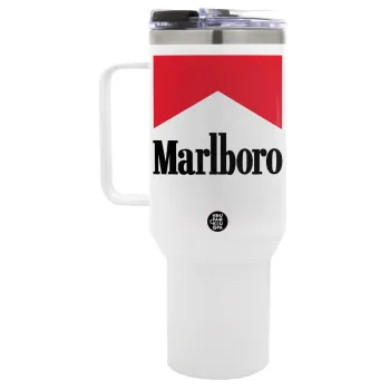 Marlboro, Mega Tumbler με καπάκι, διπλού τοιχώματος (θερμό) 1,2L