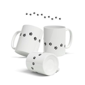 paw, Ceramic coffee mug, 330ml (1pcs)