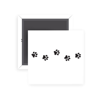 paw, Μαγνητάκι ψυγείου τετράγωνο διάστασης 5x5cm