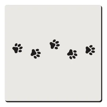 paw, Τετράγωνο μαγνητάκι ξύλινο 6x6cm