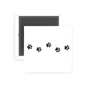 paw, Μαγνητάκι ψυγείου τετράγωνο διάστασης 5x5cm
