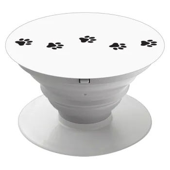 paw, Phone Holders Stand  Λευκό Βάση Στήριξης Κινητού στο Χέρι