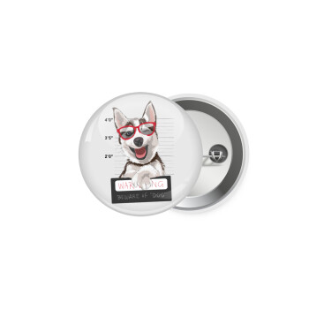 Warning, beware of Dog, Κονκάρδα παραμάνα 5cm