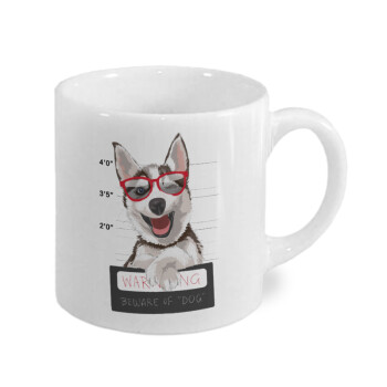 Warning, beware of Dog, Κουπάκι κεραμικό, για espresso 150ml