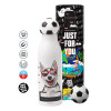 Soccer Metal mug thermos, double wall, 550ml