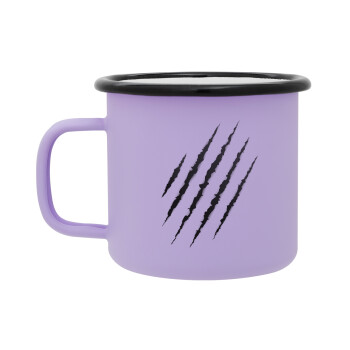 Claw scratch, Κούπα Μεταλλική εμαγιέ ΜΑΤ Light Pastel Purple 360ml