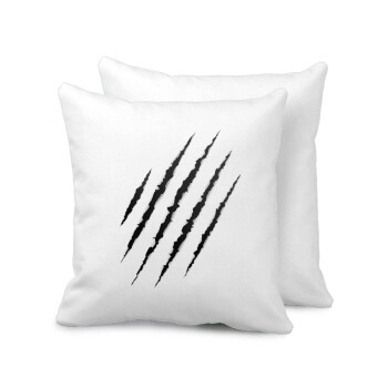 Claw scratch, Sofa cushion 40x40cm includes filling
