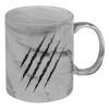 Mug ceramic marble style, 330ml
