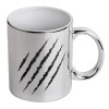 Mug ceramic, silver mirror, 330ml