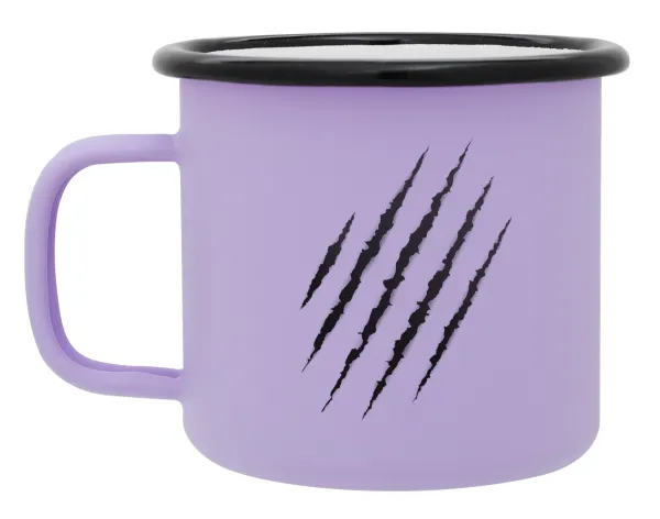 Claw scratch — Κούπα Μεταλλική εμαγιέ ΜΑΤ Light Pastel Purple 360ml