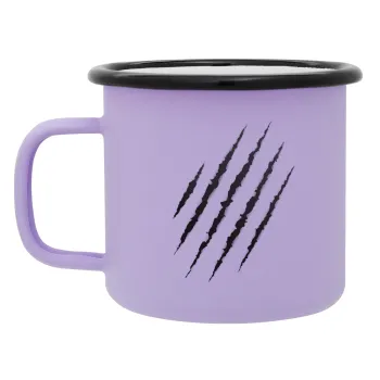 Claw scratch, Κούπα Μεταλλική εμαγιέ ΜΑΤ Light Pastel Purple 360ml