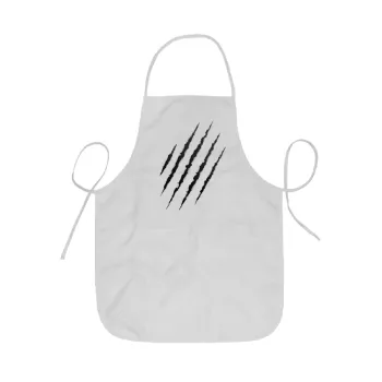 Claw scratch, Ποδιά Σεφ ολόσωμη κοντή  Παιδική (44x62cm)