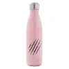 Metal mug thermos Pink Iridiscent (Stainless steel), double wall, 500ml