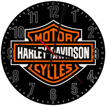 Motor Harley Davidson, Ρολόι τοίχου ξύλινο (30cm)