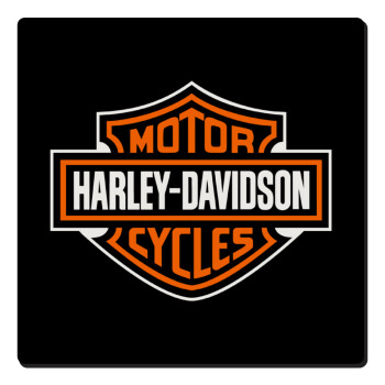 Motor Harley Davidson, Τετράγωνο μαγνητάκι ξύλινο 6x6cm