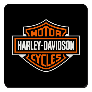 Motor Harley Davidson, Τετράγωνο μαγνητάκι ξύλινο 9x9cm