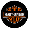 Motor Harley Davidson, Mousepad Στρογγυλό 20cm