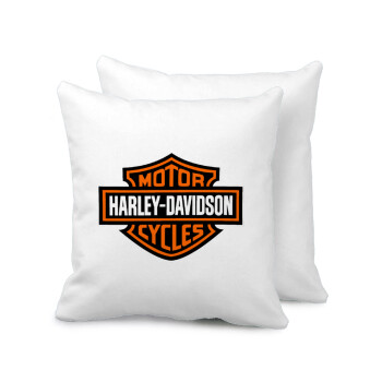 Motor Harley Davidson, Μαξιλάρι καναπέ 40x40cm περιέχεται το  γέμισμα