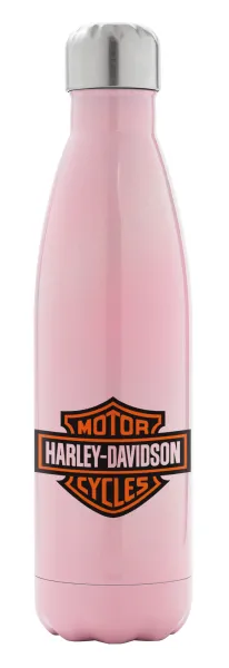 Motor Harley Davidson — Metal mug thermos Pink Iridiscent (Stainless steel), double wall, 500ml
