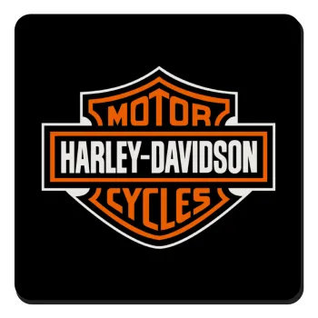 Motor Harley Davidson, Τετράγωνο μαγνητάκι ξύλινο 9x9cm