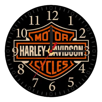 Motor Harley Davidson, Ρολόι τοίχου ξύλινο plywood (20cm)