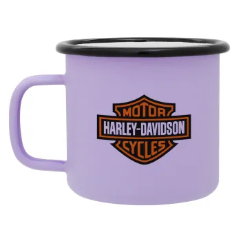Motor Harley Davidson, Κούπα Μεταλλική εμαγιέ ΜΑΤ Light Pastel Purple 360ml