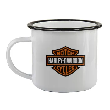 Motor Harley Davidson, Κούπα εμαγιέ με μαύρο χείλος 360ml