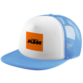 KTM, Καπέλο Soft Trucker με Δίχτυ Γαλάζιο/Λευκό