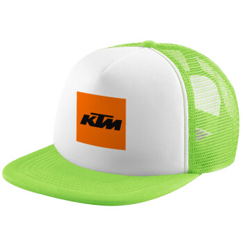 KTM, Καπέλο Soft Trucker με Δίχτυ Πράσινο/Λευκό