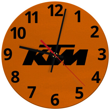 KTM, Ρολόι τοίχου γυάλινο (30cm)