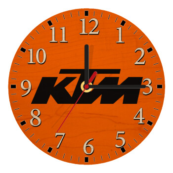 KTM, Ρολόι τοίχου ξύλινο plywood (20cm)