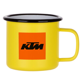 KTM, Κούπα Μεταλλική εμαγιέ ΜΑΤ Κίτρινη 360ml