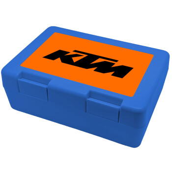 KTM, Children's cookie container BLUE 185x128x65mm (BPA free plastic)