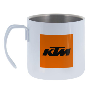 KTM, Mug Stainless steel double wall 400ml