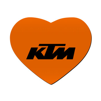 KTM, Mousepad καρδιά 23x20cm