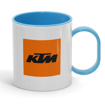 KTM, Κούπα (πλαστική) (BPA-FREE) Polymer Μπλε για παιδιά, 330ml