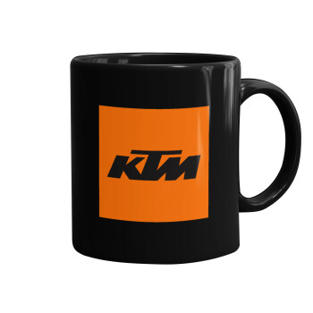 KTM, Mug black, ceramic, 330ml