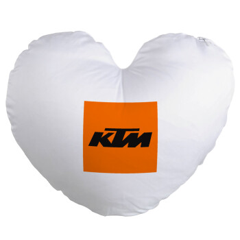 KTM, Μαξιλάρι καναπέ καρδιά 40x40cm περιέχεται το  γέμισμα