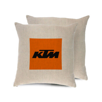 KTM, Μαξιλάρι καναπέ ΛΙΝΟ 40x40cm περιέχεται το  γέμισμα