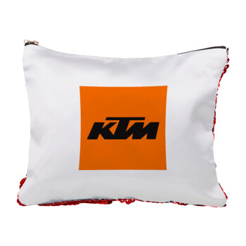 KTM, Τσαντάκι νεσεσέρ με πούλιες (Sequin) Κόκκινο