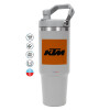 GREY color, 890ml (30oz) stainless Steel Tumbler with Handle