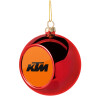 Christmas tree ball Red 8cm