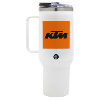 KTM, Mega Stainless steel Tumbler with lid, double wall 1,2L