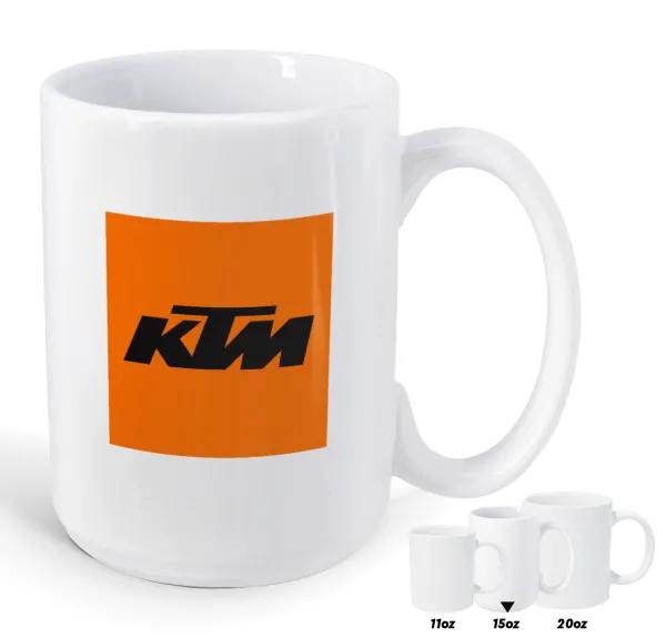 KTM — Mega mug, ceramic, 450ml