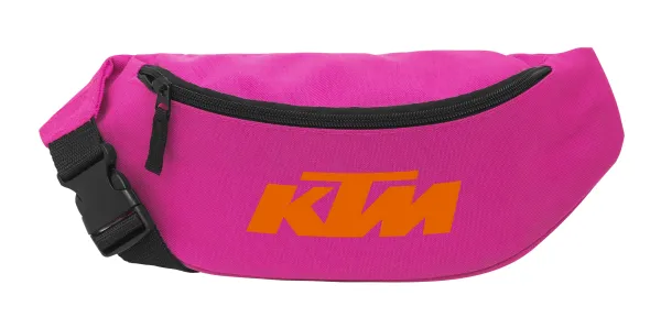 KTM — Unisex waist bag (banana) in PINK color with 2 pockets