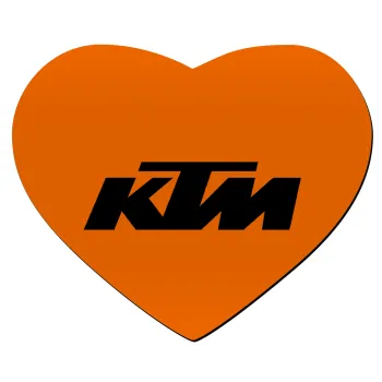 KTM, Mousepad καρδιά 23x20cm