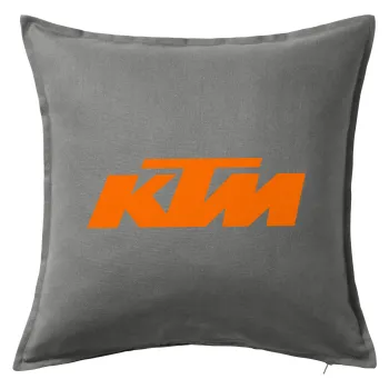 KTM, Sofa cushion Grey 50x50cm includes filling