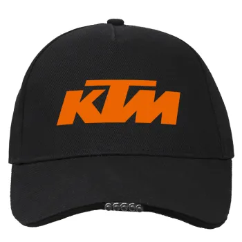 KTM, Work & Activity LED Light Cap – Perfect for Night & Low Light Conditions (100% COTTON, ADULT, UNISEX)