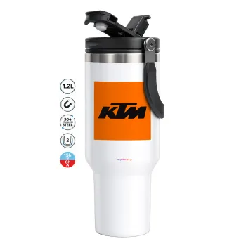 KTM, Mega Stainless steel Tumbler with lid, double wall 1,2L